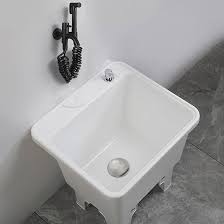 Zware Utility Vloermop Gootsteen met Diepe Wastafel