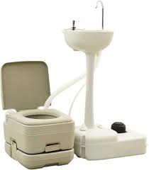 Tidyard Campingtoilet met Handwastafel - 20 Liter Capaciteit