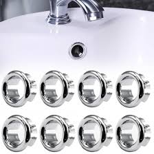 Wastafel Overloopringen Set van 8 - Universele Afdekking voor Keuken en Badkamer