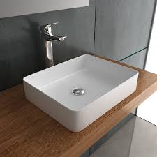 Alpenberger Wastafel 50 cm - Vierkant met Nano Coating