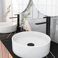 SHANFO M3OK-T: Zwarte Eengreepsmengkraan voor Badkamer met 360° Draaifunctie