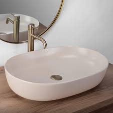 Rea U9655: Cleo 61 Wastafel in Mat Beige