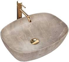 Rea Freja Beige Keramische Wastafel 510x395 mm