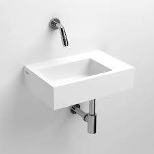 Clou Flush 2 Fontein 36x24,5cm Mat Wit met Kraangat