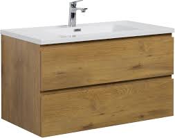 Badkamermeubel Angela 80 cm - Chêne Opbergkast