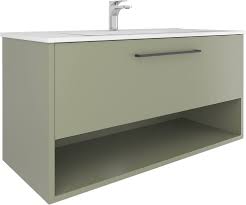 Wastafelkast Soho 100 cm met Keramische Wastafel
