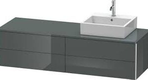 Duravit XSquare Hangend Wastafelmeubel 160 cm met 4 Laden