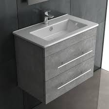 Alpenberger 60 cm Hangende Wastafelset met Onderkast voor Gastentoilet