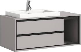 xonox.home Wastafel Set - Grijs Nb. Abs