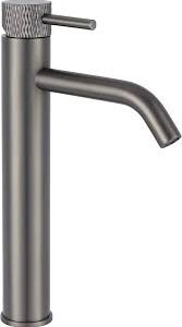 Saqu Crossed Verhoogde Wastafelmengkraan - Gunmetal