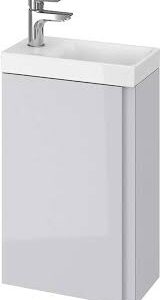 VBChome Moduo-set Slim Grijs 40 cm Wastafel voor Kleine Badkamer