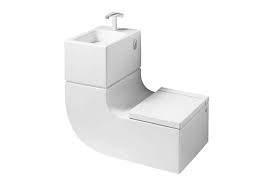 Roca W+W Toilet en Wastafel Set - Wit met Armatuur