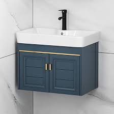Witte Wandgemonteerde Badkamer Wastafel