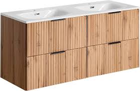 PIASKI ADEL Eiken Dubbele Wastafel 120 cm