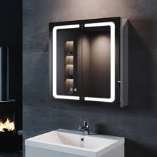 SONNI Verlichte Spiegelkast 65 cm voor de Badkamer