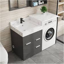 Badkamer Wasmachine Kastcombinatie met Balkon Wastafel