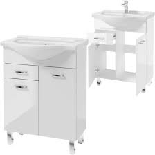 Deftrans Domodomo Badkamerkast met Wastafel 80x65x30 cm