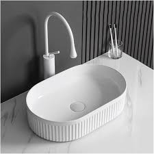 Moderne Witte Keramische Badkamer Wastafel 20"x13