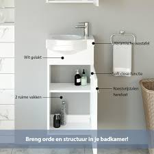 Planetmöbel Gastentoilet Meubelset met Wastafel