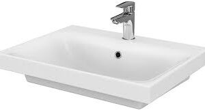 VBChome Moduo 60x45 cm Onderkast Wastafel - Wit Keramiek