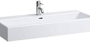 Laufen Living City Wastafel met Dubbel Kraangat