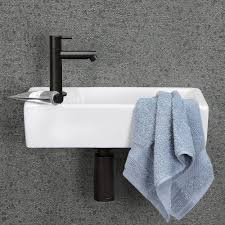 Differnz Helios Fonteinset Toilet-Wastafel Keramiek Wit - Koud